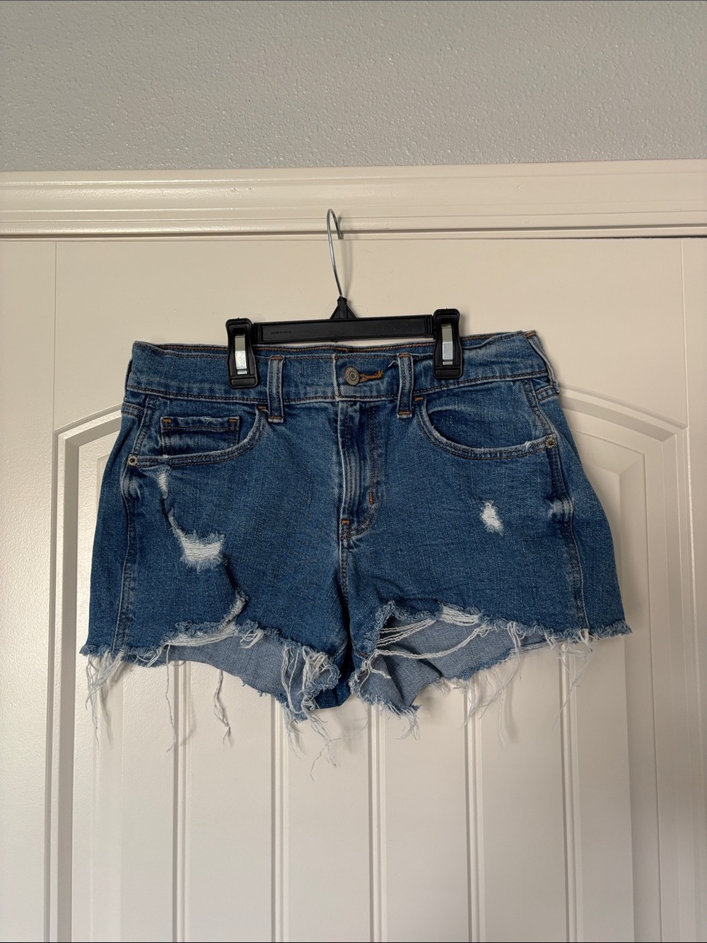 Old Navy Distressed Denim Jean Shorts - Blue